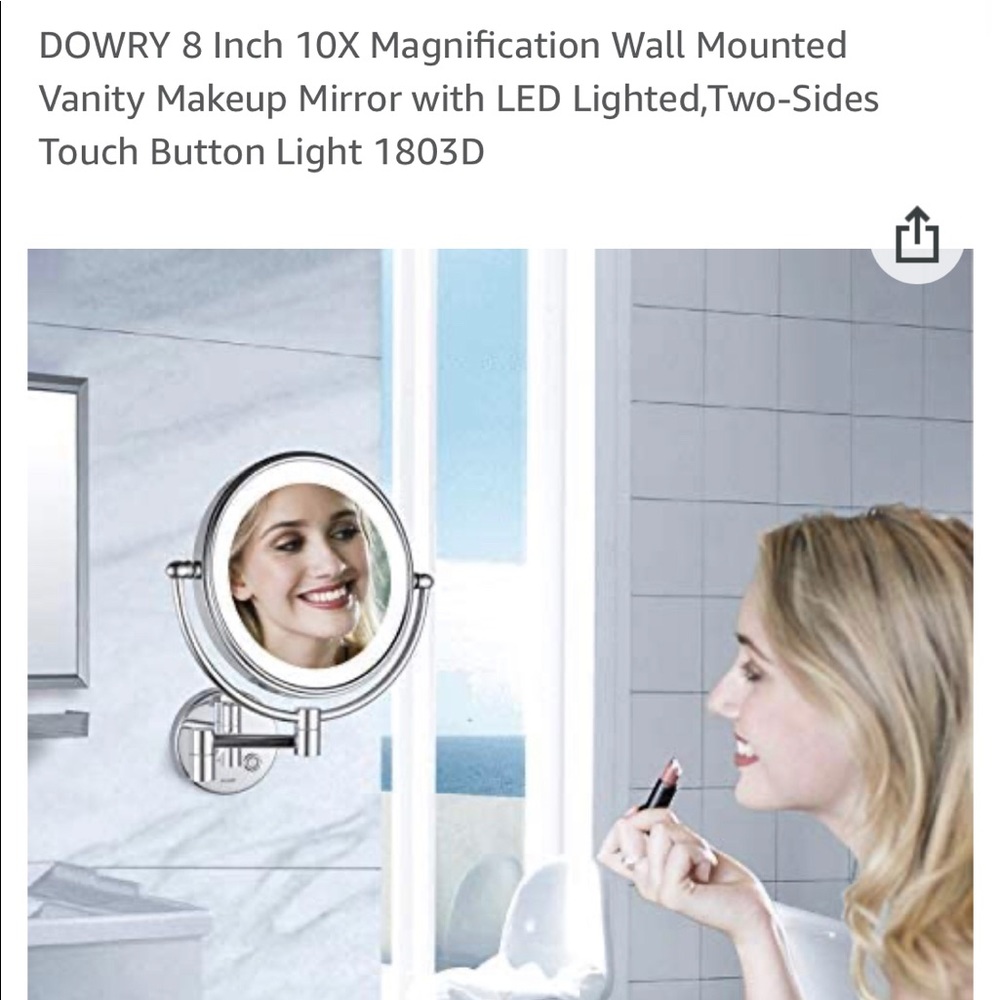 Vanity wall mounted mirror 8.5 inch ” X10